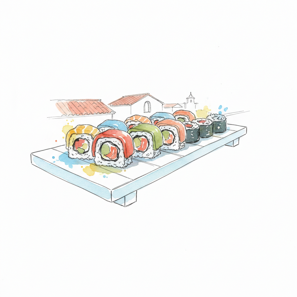 Descubre los sushi más originales de Alicante: ¡tubo, tatami y cinta giratoria!