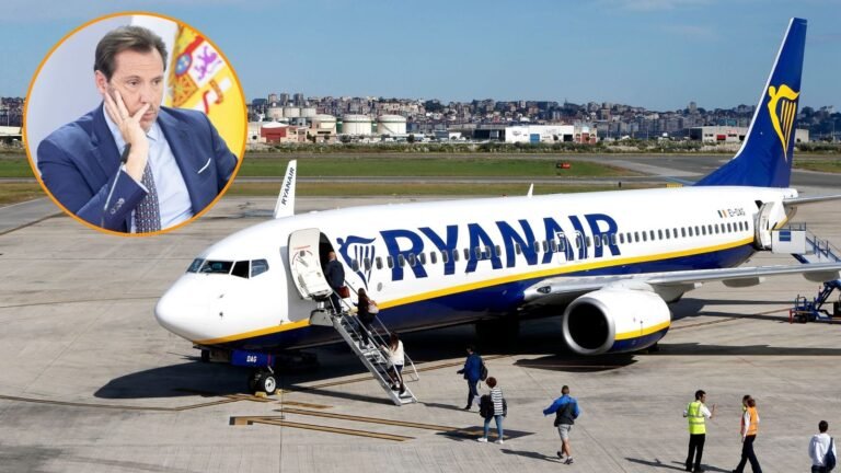 El ministro Óscar Puente acusa a Ryanair de culpar a las tasas para ocultar su falta de aviones
