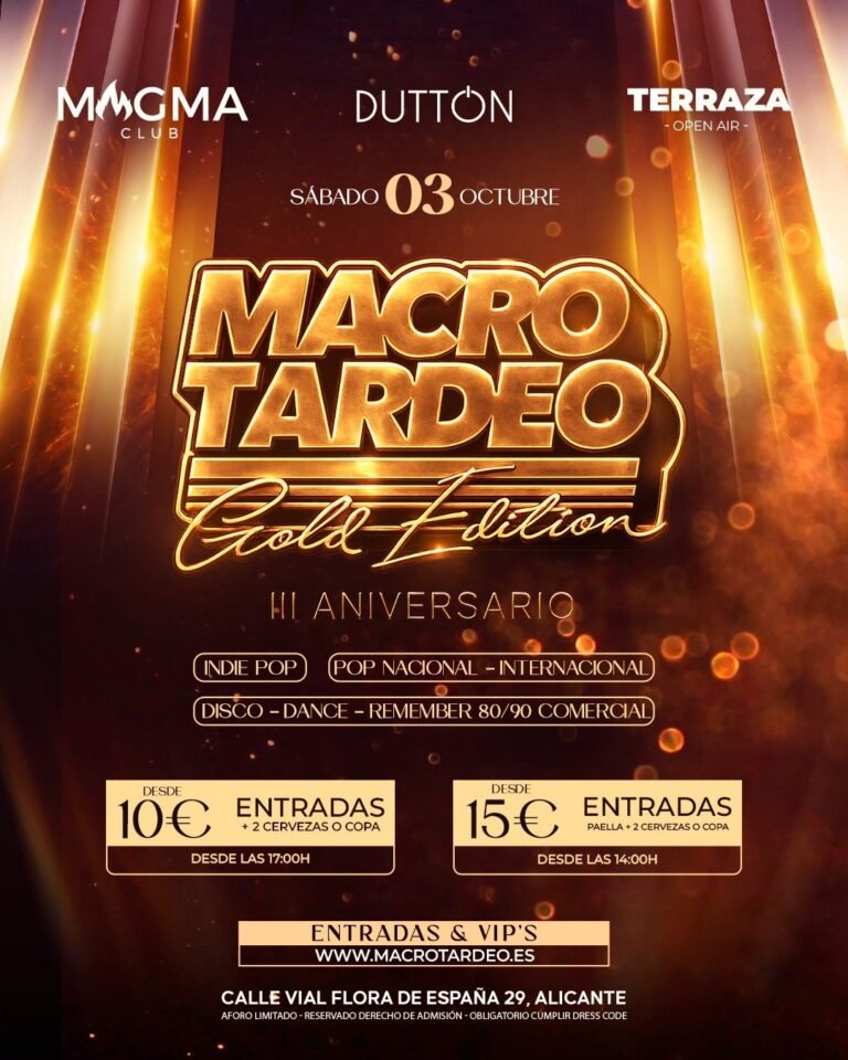 MACROTARDEO 3° ANIVERSARIO
