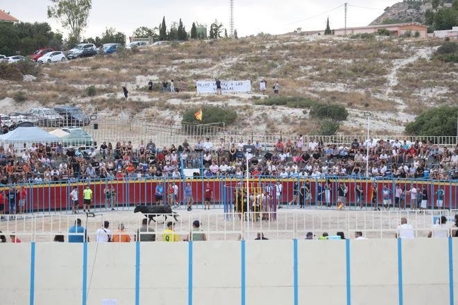 La protesta contra la vaquilla vuelve a El Moralet: tradición y defensa animal se enfrentan de nuevo. «El sufrimiento animal no debería ser motivo de diversión».