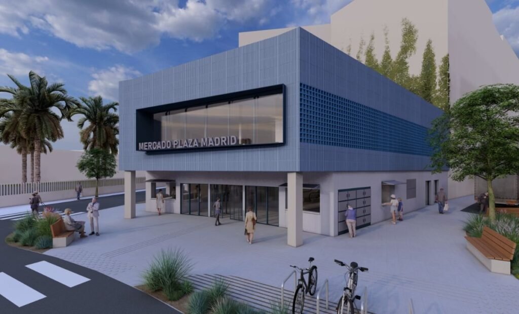 Avanzan las obras de reforma de los mercados de Plaza Madrid y Plaza Barcelona con nuevas demoliciones y cambios estructurales