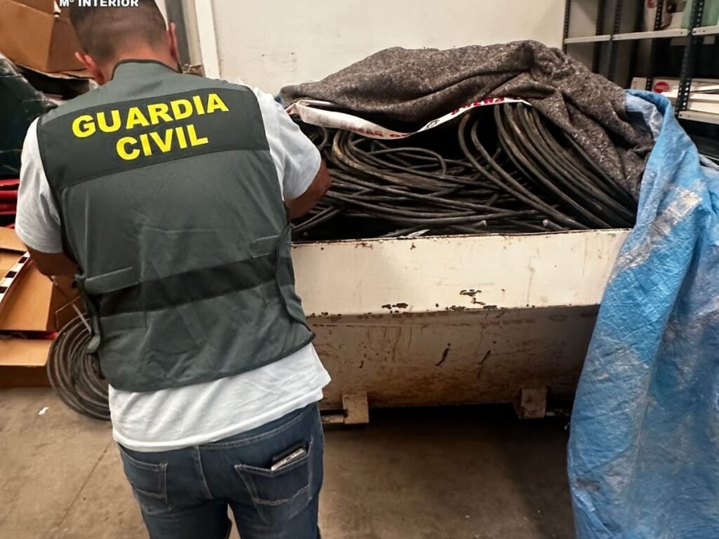 Detenido por robar más de 12.000 metros de cable de cobre en Alcalalí, Murla y Jávea y dejar sin luz a los vecinos