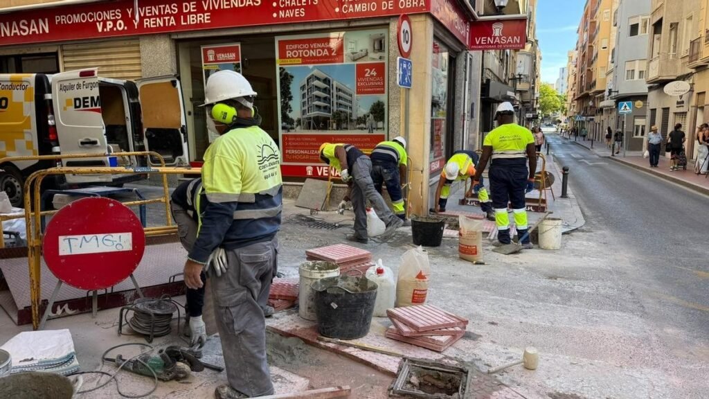 Elche renueva la calle Major del Pla: más accesibilidad, 50 árboles y nuevas canalizaciones
