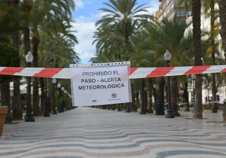 Alicante se blinda ante las lluvias: cierra todos los parques por la alerta naranja y activa a los servicios de emergencia