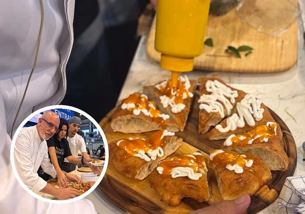 Maestro pizzero lleva su pizza frita de prestigio mundial a Alicante Gastronómica con producto alicantino